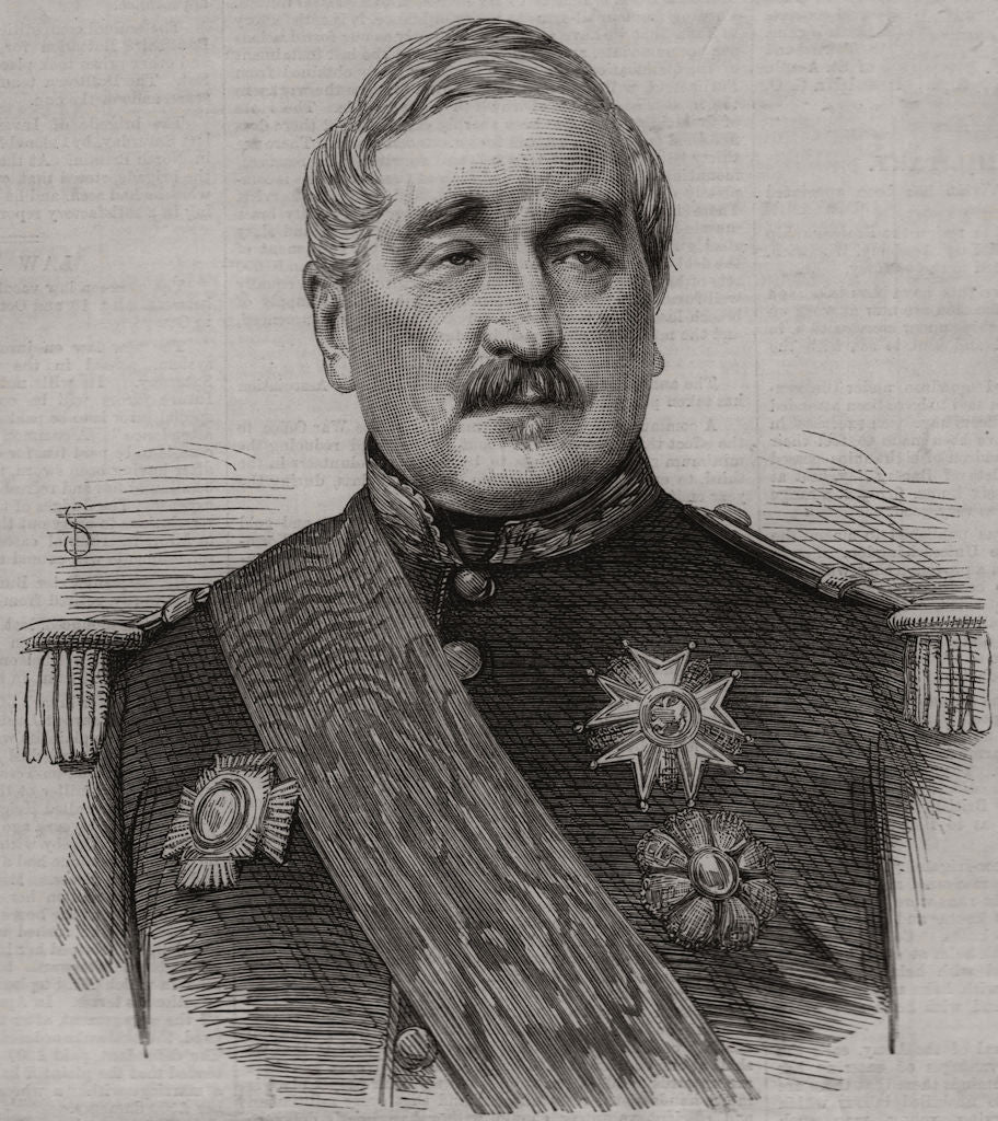 General Montauban, Count de Palikao, the new Prime Minister of France 1870